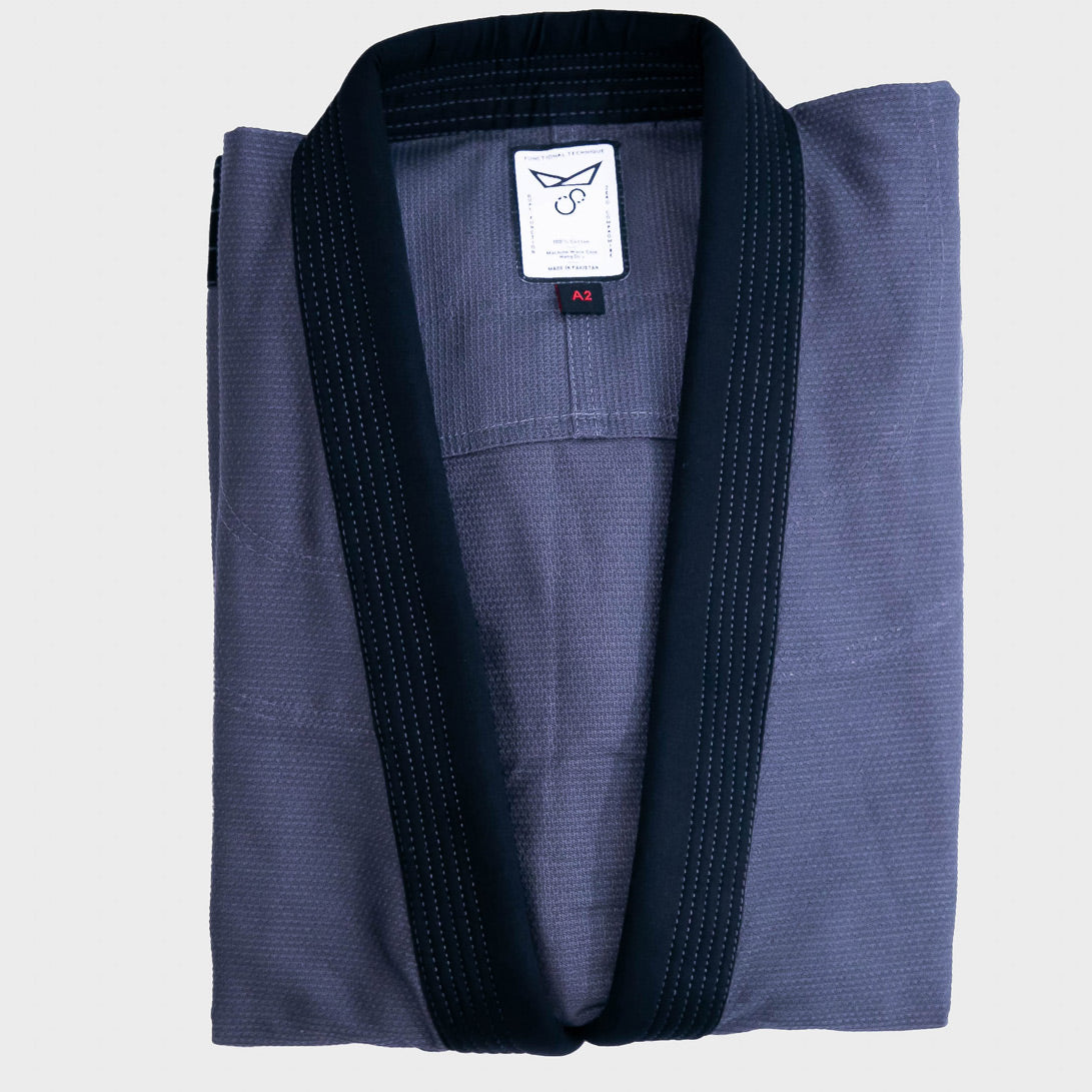 Brazilian jiu jitsu gi by Functional Technique. Grey Mix