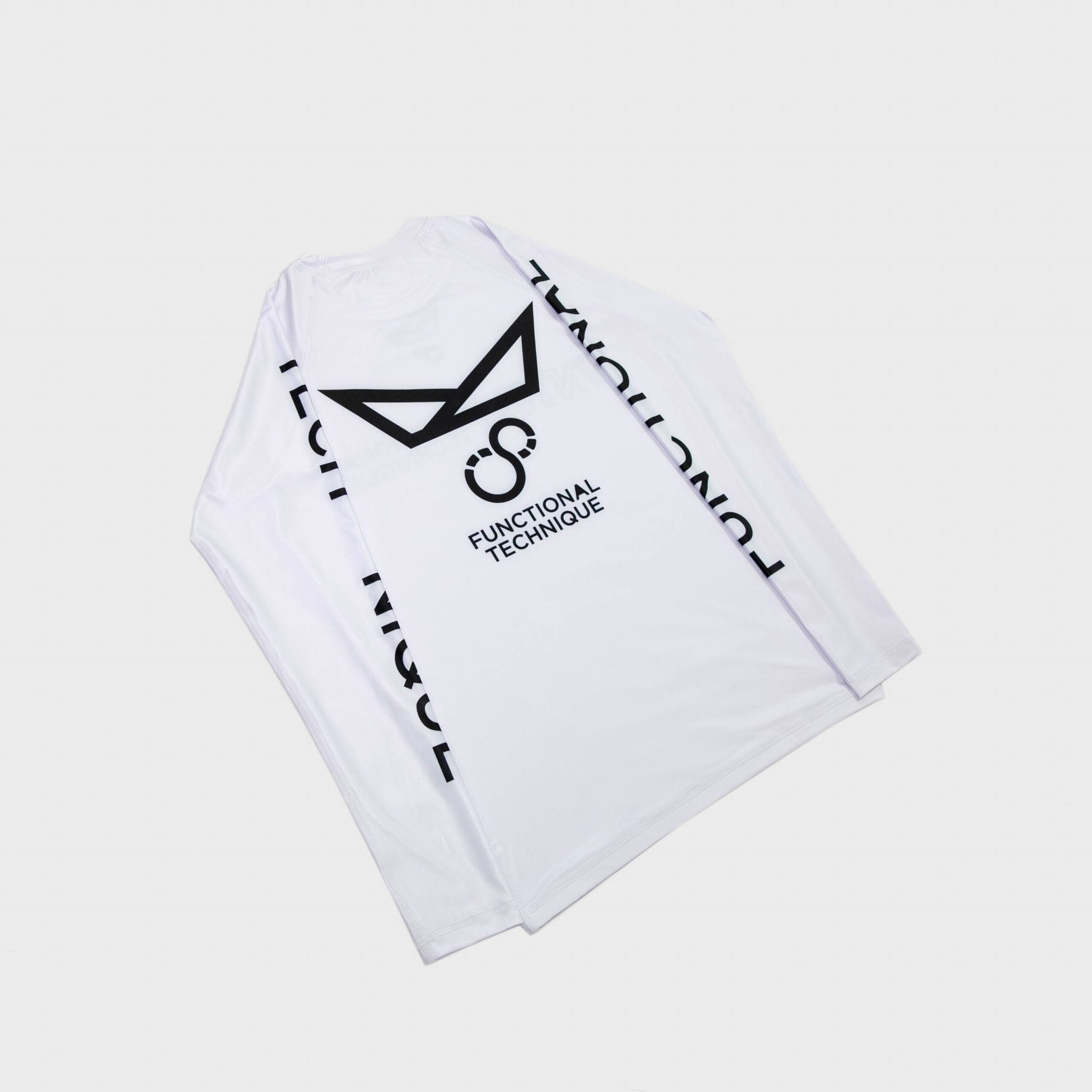 White Long Sleeve Rashguard