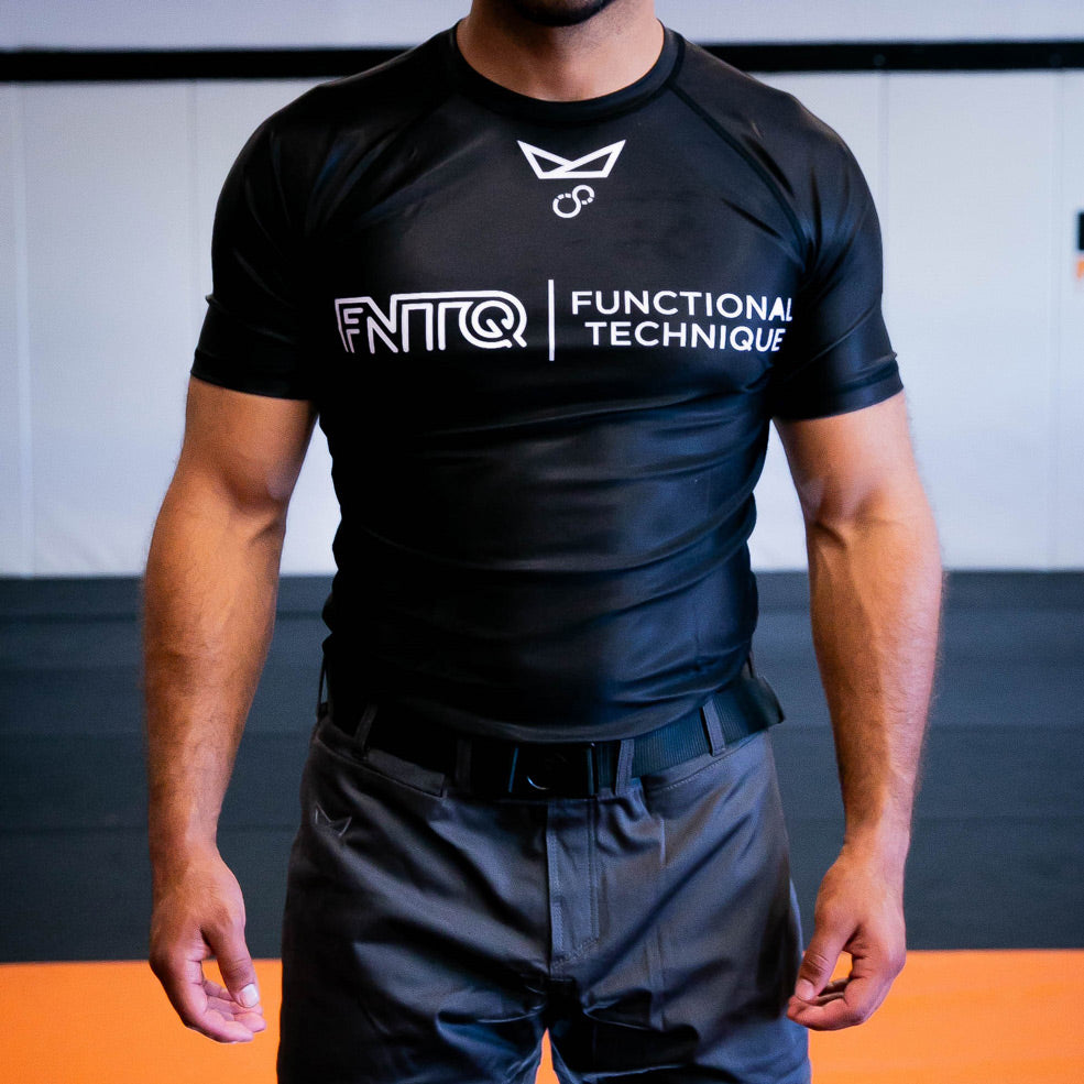 Black Short Sleeve Rashguard