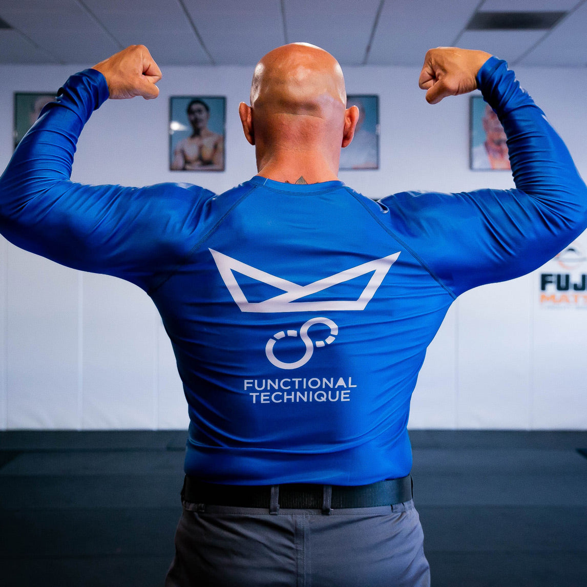 Blue Long Sleeve Rashguard