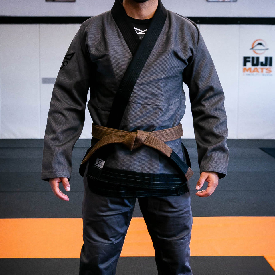Brazilian jiu jitsu gi by Functional Technique. Grey Mix