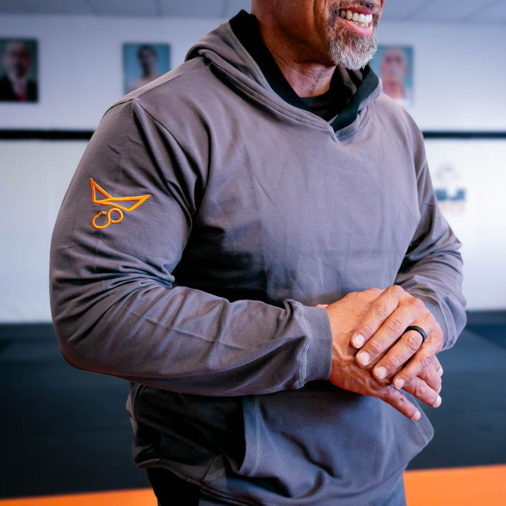 Jiu Jitsu Hoodie - Grey Hoodie (001)