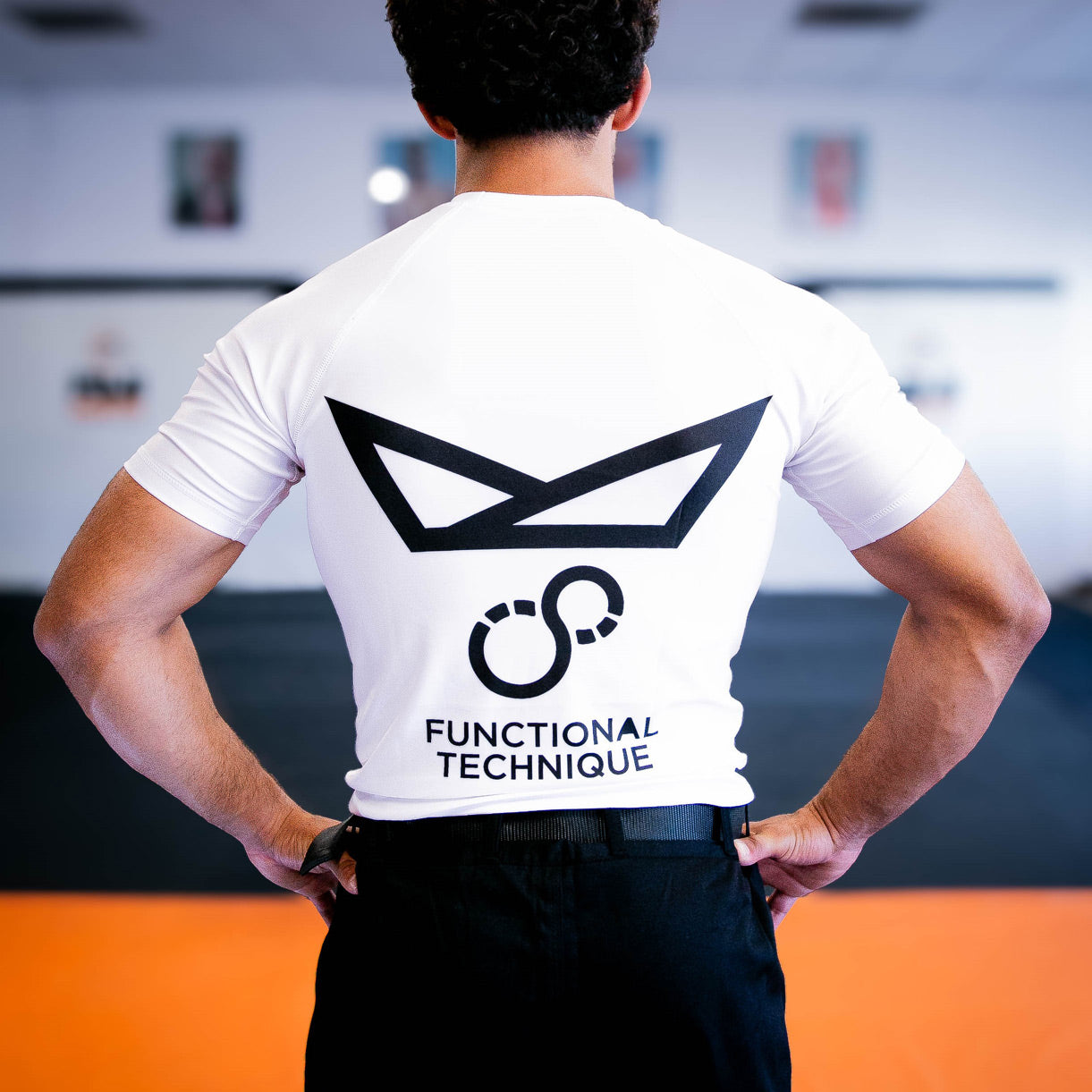 White Rash guard - Short Sleeve