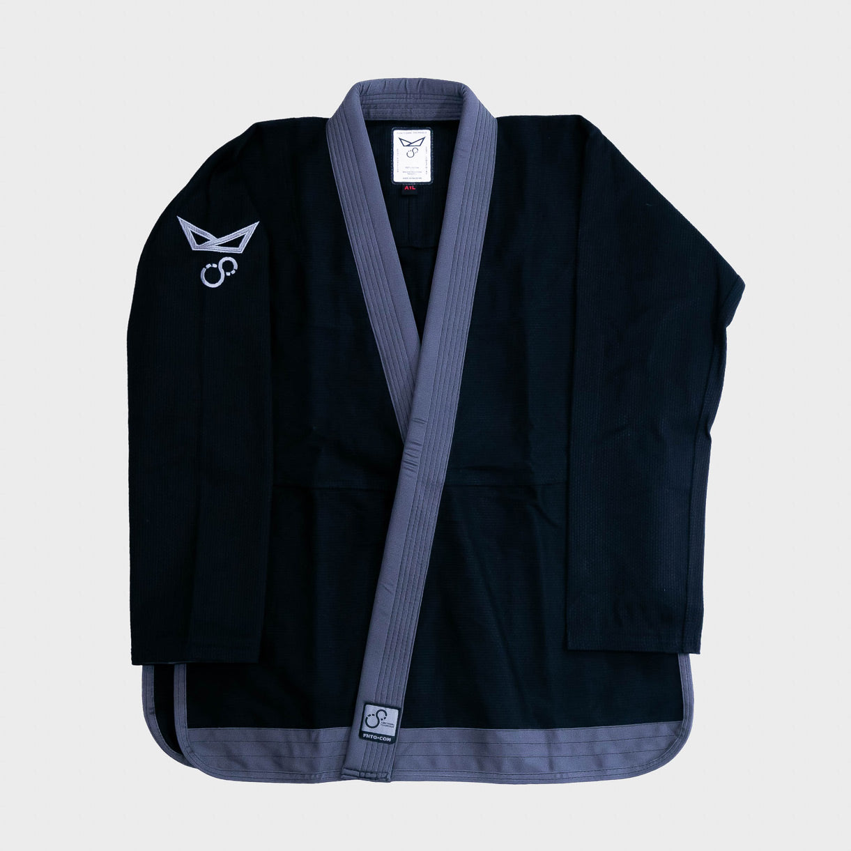 Brazilian jiu jitsu gi by Functional Technique. Black and charcoal