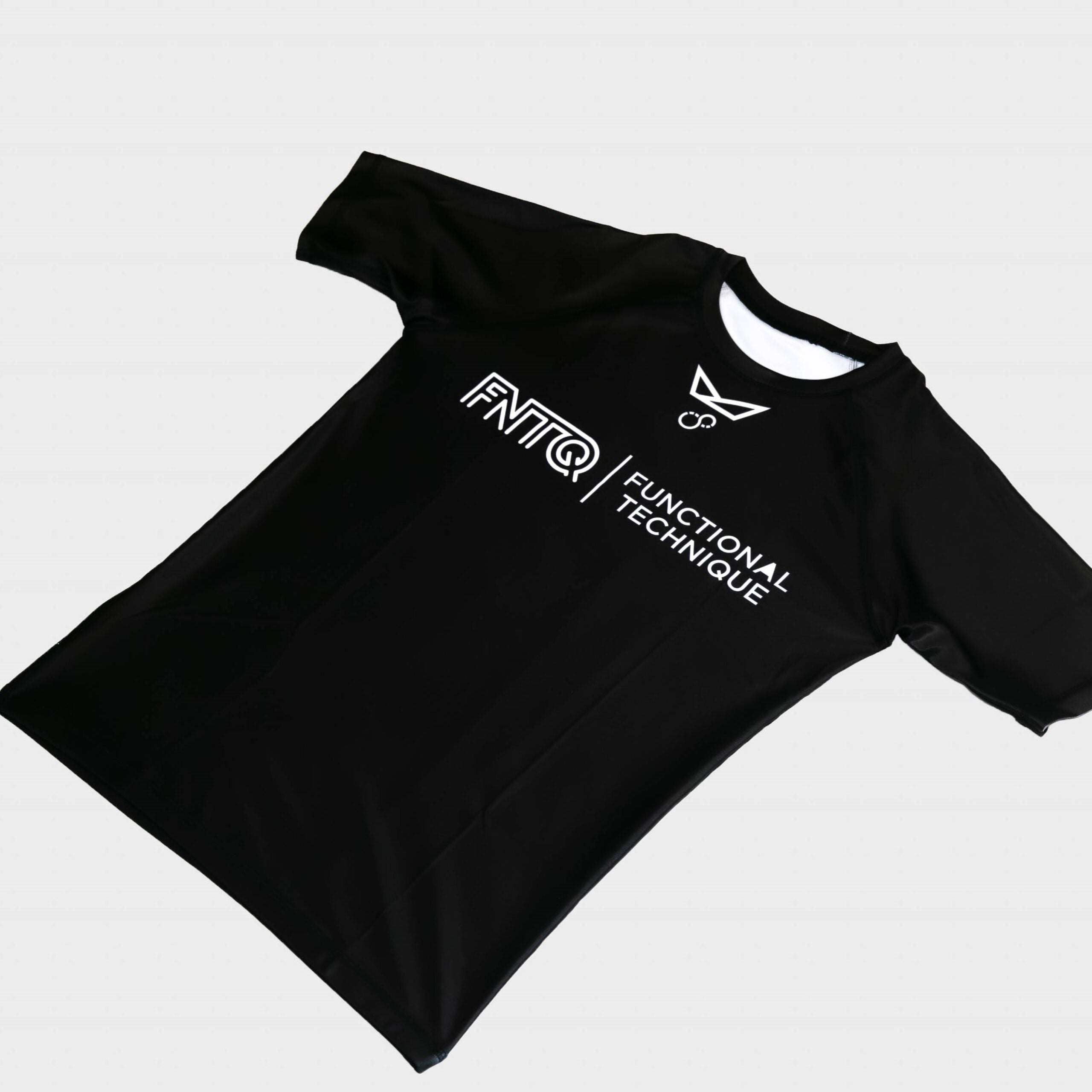 Rash Guard Short Sleeve - Black Performance Wear