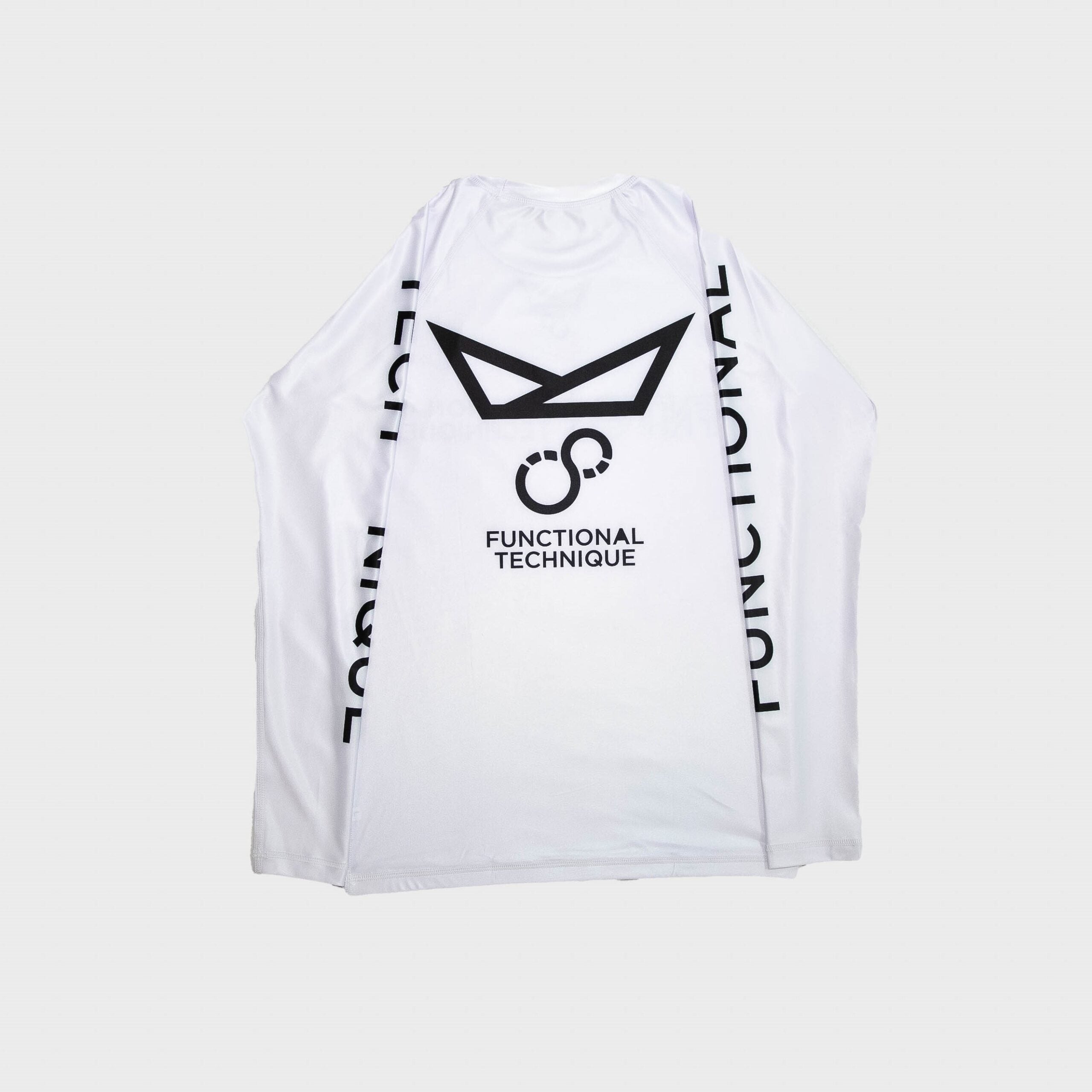 White Long Sleeve Rashguard