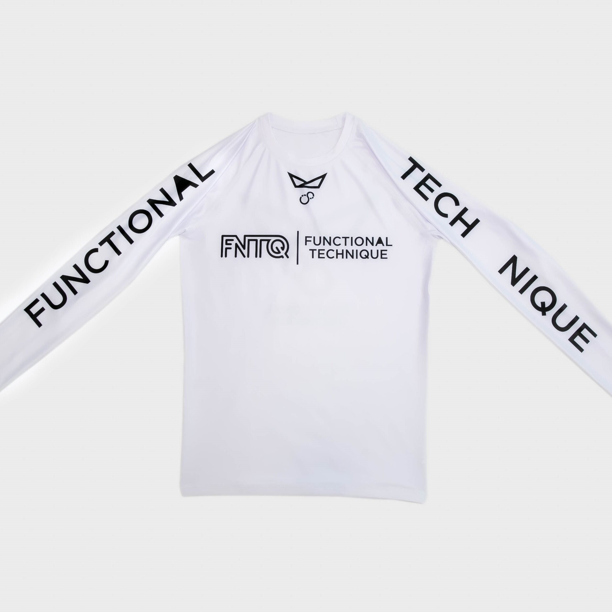 White Long Sleeve Rashguard