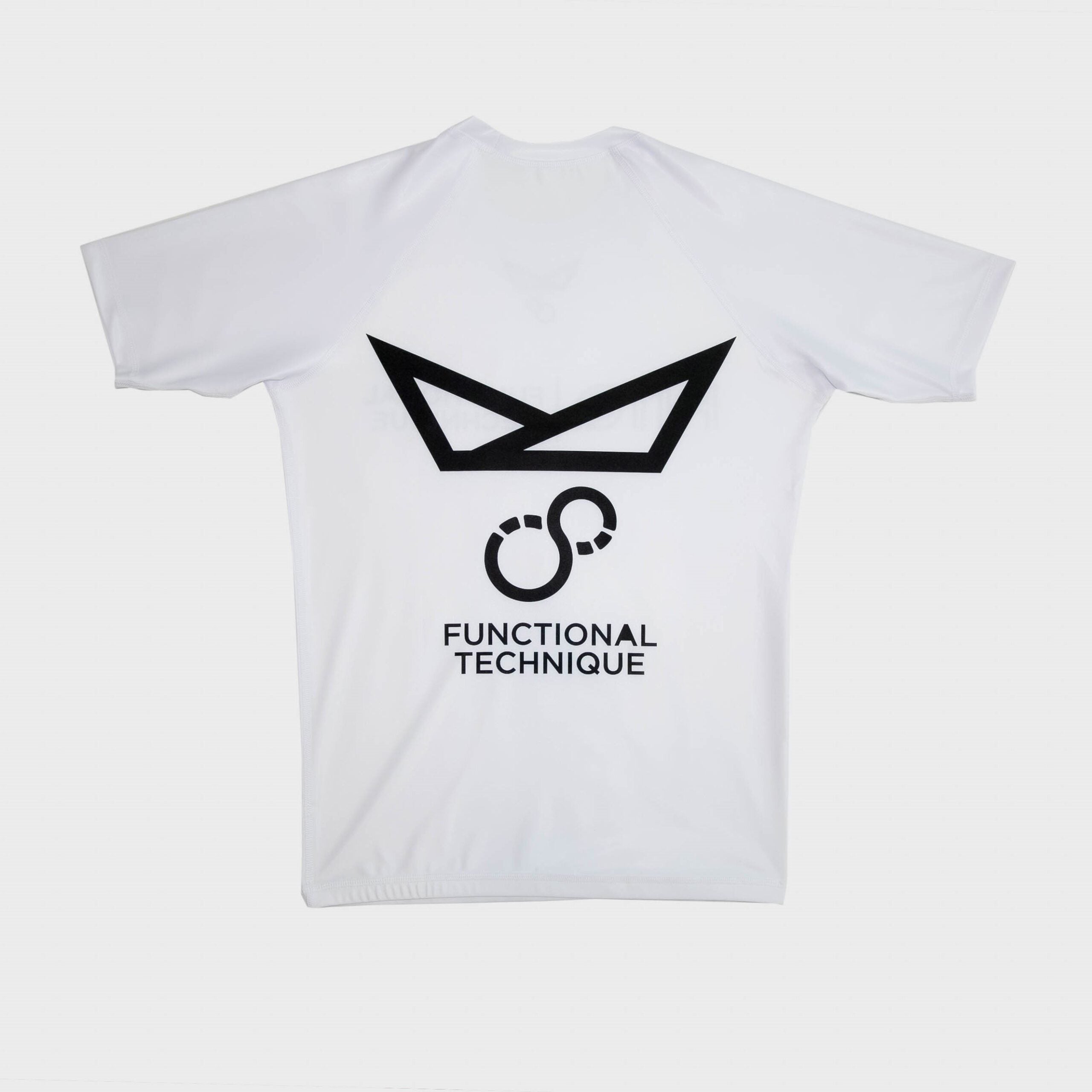 White Rash guard - Short Sleeve