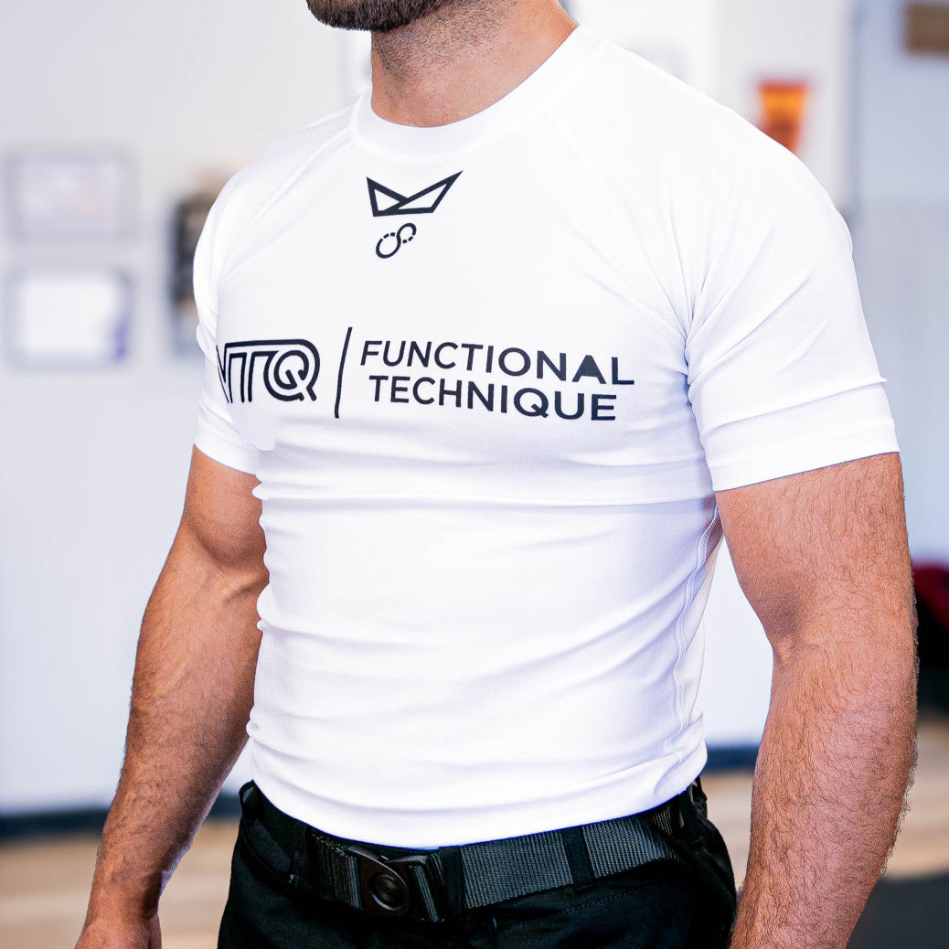 White Rash guard - Short Sleeve